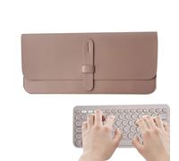 Computer Keyboard Case - PU Leather, Travel Case Keyboard Bag Abrasion-Resistant Sleeve | Smooth Touch Protective Storage Cover, Sleeve For Travel, Office, School, Daily Carry
