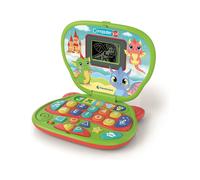 Clementoni - Computer Kid Draghetto Laptop Educativo Bambini 2+ Anni, 10 attività, Gioco Elettronico per Imparare Lettere, Numeri, Forme, Colori e Melodie, Batterie Incluse, Lingua Italiana, 16488