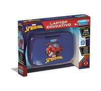 Clementoni - Computer Kid Spiderman Laptop Educativo Bambini 4+Anni, Giochi e attività Didattiche per Imparare Lettere, Numeri, Logica e Musica, Design a Tema Supereroe Marvel, Lingua Italiana, 16057