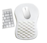 Computer Mouse Pad,30x20cm Memory Foam Optimized Ergonomic Cushion With Wrist Rest, Comfortable ContouredMousepads For Desk - For Table Office Home Work Game Men Women