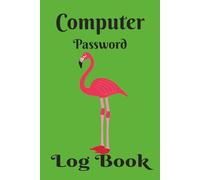 Computer Password Log Book