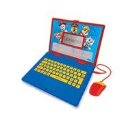 Lexibook Laptop educativo Paw Patrol JC598PAi5 – Bilingue Italiano/Inglese, 124 attività, Rosso/Blu