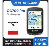 Computer per Bicicletta GEOID CC700 Pro con Schermo Touchscreen da 2,8 Pollici, GPS, Tachimetro e Navigazione con Mappa Globale, Contachilometri per Ciclismo Compatibile con Strava
