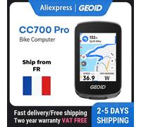 Computer per Bicicletta GEOID CC700 Pro GPS con Schermo Touch da 2,8 Pollici, Tachimetro, Navigazione Globale e Contachilometri per Strava