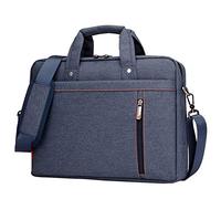 Computer portatile borsa 17 pollici,valigetta resistente all'acqua, borsa con tracolla,trasportare sulla maniglia Custodia, Versione 2 Blu