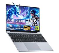 Computer portatile, computer portatile da 15,6 pollici, Lap top con display FHD 1080P, Core M3 fino a 2,2 GHz, grafica UHD, 8 GB di RAM 256 GB SSD, 180 ° aperto, Win 11 Pro/Office, mini HDMI, sottile