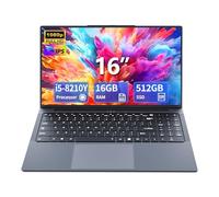 Computer portatile da gioco i5, laptop da 16 pollici, computer portatile fino a 3,60 GHz, computer portatili tradizionali per 16 GB di RAM 512 GB SSD, Business Lap top Full HD 1920 x 1200 Display 180