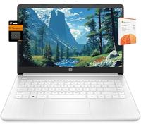 Computer portatile HP 14 (Micro-Edge da 14", Intel N4120, 16 GB di RAM, 192 GB (64 GB eMMC + 128 GB SD), Microsoft 365 per 1 anno, batteria a lunga durata, cornice stretta, webcam, WiFi, Win 11 Home