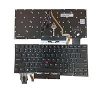 Computer portatile sostituzione US Layout con retroilluminazione con tastiera di puntamento per Lenovo Thinkpad X1 Carbon 7th Gen X1C 2019 SN20R55563 Tipo 20QD 20QE 20R1 20R2 SN20W73893 13PE552