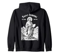 Computer Programmer Patrono Sant'Isidoro Computer Codice IT Felpa con Cappuccio