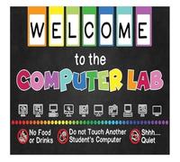Computer Rules Poster Shortcuts for High School Technology Class