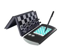 Computer Scacchi Elettronico Portatile con Touchscreen, Dispositivo per Scacchi con Pennino, 220 Giochi Integrati, Livelli di Difficoltà Regolabili, Display LCD per Adulti, Ragazzi e Principianti