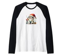 Computer Science Nerd Gnome Graphic For Men Funny Scientist Maglia con Maniche Raglan