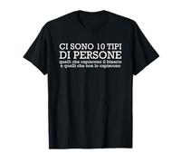 Computer Scientist & Ingegneri Elettrici Regali Maglietta Programmatore & Informatico Codice Binario Gioco Di Parole. Maglietta Unisex Ragazzi Nero T-Shirt Manica Corta Small