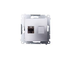 Computer singolo RJ45 cat.6 Simon 54 D61E.01/43