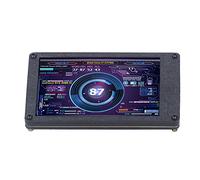 Computer Temp Monitor, Mini Size 3.5in Protezione degli Occhi Personalizzabile Varie Funzioni Risparmio Energetico Mini Schermo USB per Azienda (con la linea della scheda madre della linea del)
