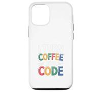 Computer "Trasformo il caffè in codice" Nerd Custodia per iPhone 12/12 Pro
