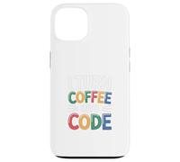 Computer "Trasformo il caffè in codice" Nerd Custodia per iPhone 13