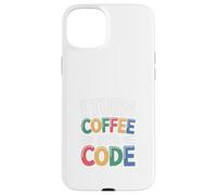 Computer "Trasformo il caffè in codice" Nerd Custodia per iPhone 15 Plus