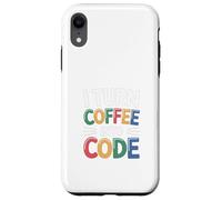 Computer "Trasformo il caffè in codice" Nerd Custodia per iPhone XR