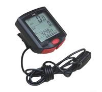 Computer wireless per bici con schermo LCD retroilluminato bianco che offre metriche chiare per velocità e calorie bruciate in tutte le condizioni di illuminazione