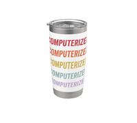 Computerizzata Bicchiere termico in acciaio inox doppia parete