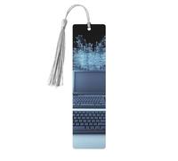 Computers and Internet Segnalibro in legno fai da te Segnalibro in legno da appendere etichette con nappe colorate Etichette regalo in legno etichette regalo regalo insolito per gli amanti dei libri