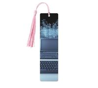 Computers and Internet Segnalibro in legno fai da te Segnalibro in legno da appendere etichette con nappe colorate Etichette regalo in legno etichette regalo regalo insolito per gli amanti dei libri