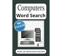 Computers Word Search Book.: Easy to read prints, 6 × 9 inches, 15.2 × 22.9 cm, 110 pages, 50+ puzzles, Perfect for vacations and relaxing time!
