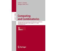 Computing and Combinatorics: 31st International Computing and Combinatorics Conference, COCOON 2025, Chengdu, China, August 15-17, 2025, Proceedings, ... August 15-17, 2025, Proceedings: 15983