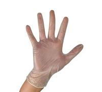 Comsdent Vinyl-Gloves Vinyl Polvere-Senza Adatto per interventi medici non invasivi Guanti, taglia M, 100 pezzi