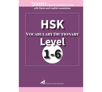 Comtebarcelona HSK Vocabulary Dictionary Level 1-6 (Tascabile)