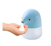 ComtechIQ Dispenser automatico di sapone, dispenser di sapone senza contatto a mani libere, dispenser di schiuma ricaricabile per bambini, bagno, cucina, ufficio, hotel e commerciale, 300 ml, blu