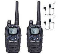 Comtechlogic 12Km Midland G7 PRO Dual Band LPD Lungo Raggio Doppio Pmr 446 Senza Licenza Radio - Twin Pack + 2 HEADSETS