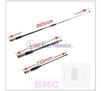 COMTRAK AL-800 10W ANTENNA telescopica + ANTENNA fissa vhf/uhf sma m 490009