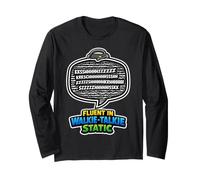 Comunicatore statico Walkie-Talkie fluente Maglia a Manica