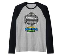 Comunicatore statico Walkie-Talkie fluente Maglia con Maniche Raglan
