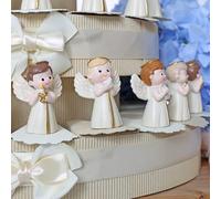Comunione Sacro Cuore Angelo Bimbo Torta Bomboniere Statuina (Torta da pezzi 35)