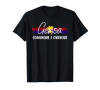 Comunque e ovunque magliette grifone Genoa calcio rossoblu Maglietta