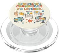 Comunque tu comunichi Sto ascoltando il logopedista SLP PopSockets PopGrip per MagSafe