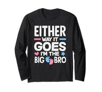 Comunque vada, Sono Il Big Bro Gender Reveal Party Maglia a Manica