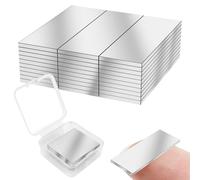 Comzantor 30 Pezzi Calamite Potenti Piccole, Magneti Adesivi Potenti Piccoli, Magnete Potente Rettangolare, Calamita Potente Adesiva, Utilitymagnet, per Frigorifero, Artigianato