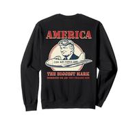 con Air Force One Trump Satira Politica Retro Propaganda Felpa