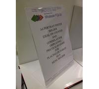 Con Angoli Porta Menù Lato Singolo Poster Stand A4 A5 A6 A7 A8 Ritratto Paesaggi