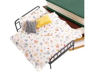 Con Arredamento Di Casa In Miniatura,vintage realistico con biancheria e cuscino,Arredamento per casa da gioco | Per camera ragazza, stanza, soggiorno, sogno, storia, vacanza, compleanno, vita, gioco