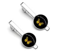 con bandiera messicana a farfalla del New Mexico per uomo, fermacravatta rotondo in argento, Set di 2 per anniversario di matrimonio