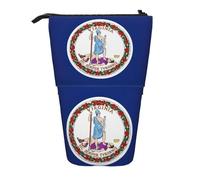 con Cerniera Astuccio Portapenne Virginia State Flag Astucci Cancelleria Borsa per Matite per Studenti Matite Ufficio