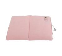 con cerniera, cuscino riscaldante elettrico per braccia e polpacci, manicotto regolabile in cotone peluche a 3 velocità, manicotto riscaldante rosa per il comfort della stagione