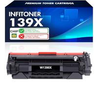 Con Chip 139X (W1390X) 139A Cartuccia Toner Compatibile per HP 139X 139A W1390X W1390A LaserJet Pro 3002dw 3002dn 3002 MFP 3102fdn 3102fdw 3102 ( Nero, 1-Pack )