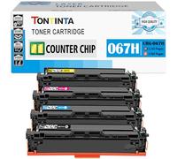 ( con Chip Dati ) 067H CRG-067H CRG067H 4 Colori Cartucce Toner Compatibili per Canon i-SENSYS LBP631 LBP631Cw LBP633 LBP633Cdw MF651 MF651Cw MF655 MF655Cdw MF655Cw MF657 MF657Cdw MF657Cw Stampanti